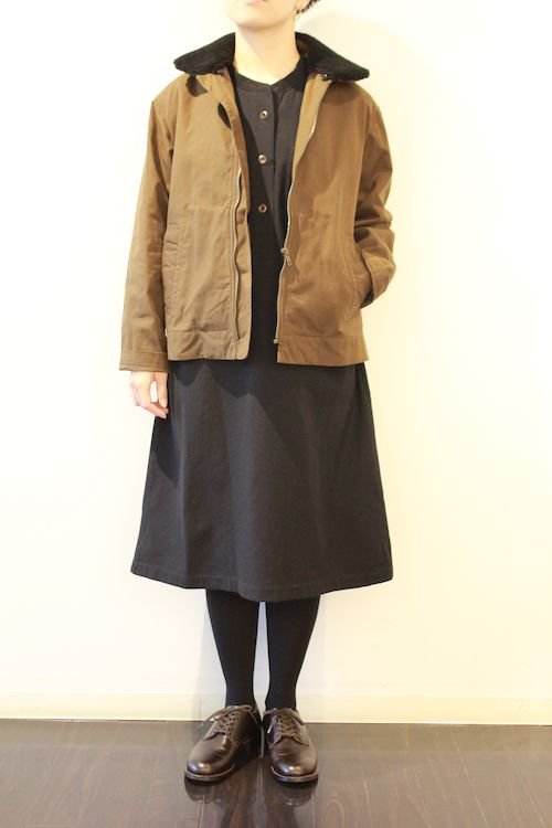 【MHL.】WASHED WAXED COTTON MARINE JACKET