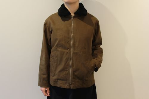 【MHL.】WASHED WAXED COTTON MARINE JACKET