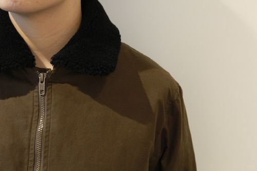 【MHL.】WASHED WAXED COTTON MARINE JACKET