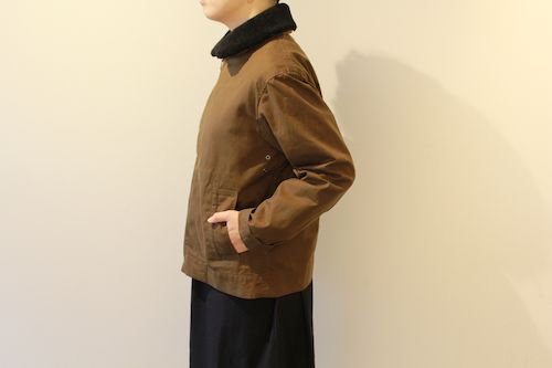 【MHL.】WASHED WAXED COTTON MARINE JACKET