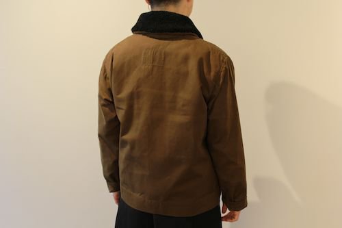 【MHL.】WASHED WAXED COTTON MARINE JACKET