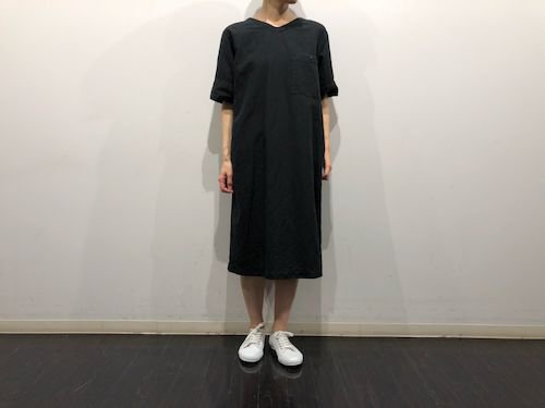 MHL DRY COTTON LINEN ワンピース