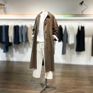 マーガレットハウエルFine Cotton Twill ステンカラーコート