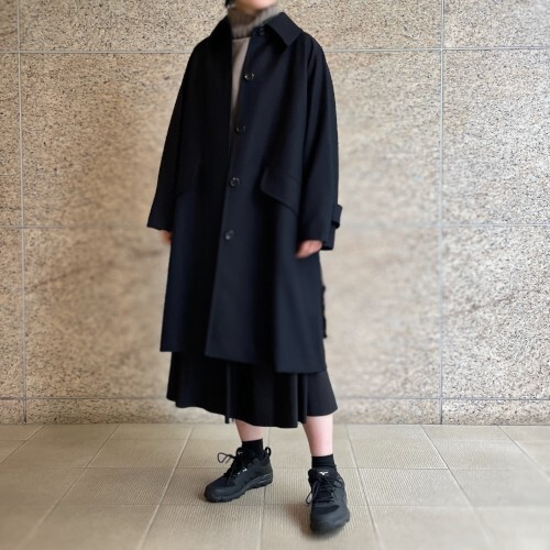 【MARGARETHOWELL】22AW SATIN WOOL TWILLコート