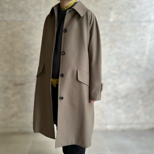 【MARGARETHOWELL】22AW SATIN WOOL TWILLコート