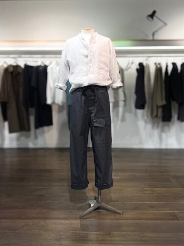 マーガレットハウエル SHIRTING LINEN リネンシャツ★2021春夏