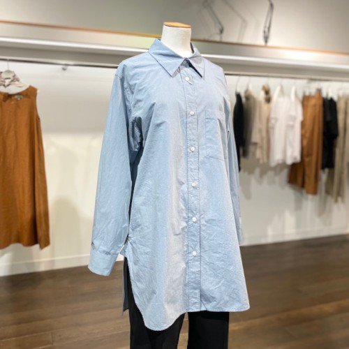 マーガレットハウエル 2021aw FINE COTTON CHAMBRAY