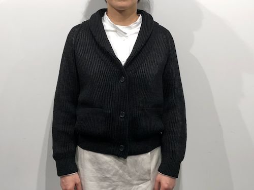 マーガレットハウエル CHUNKY LINEN カーディガン